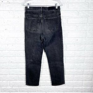 MADEWELL Black Washed Classic Straight Ankle Jeans | Size 27